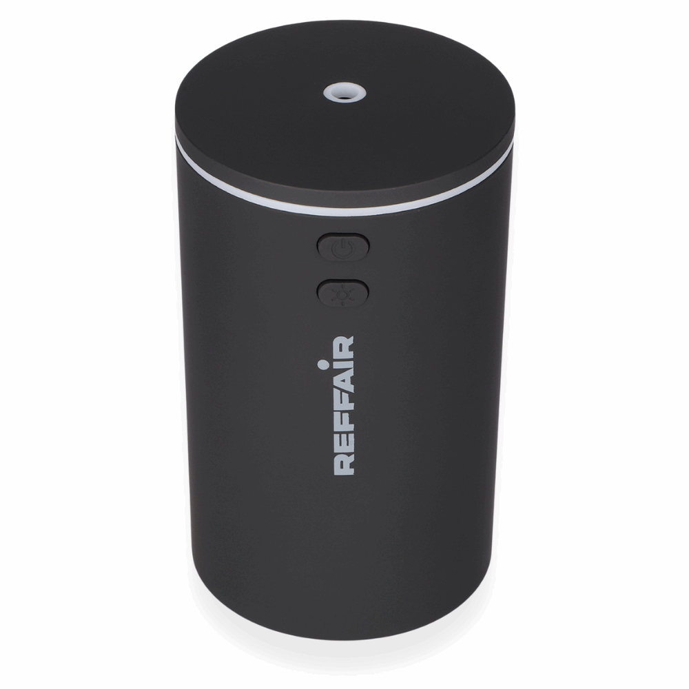 Reffair Caligo 20 Car Aromatherapy Essential Oil Diffuser | Portable Mini Ultrasonic Mist Humidifier | 100ml USB-Powered | Aroma Diffuser Freshener for Vehicle Home Office Bedroom(Brown)