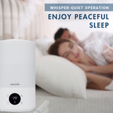 Reffair Caligo 70 Plus Smart Cool Mist Ultrasonic Humidifier for Bedroom, Top-Fill, Essential Oil Diffuser