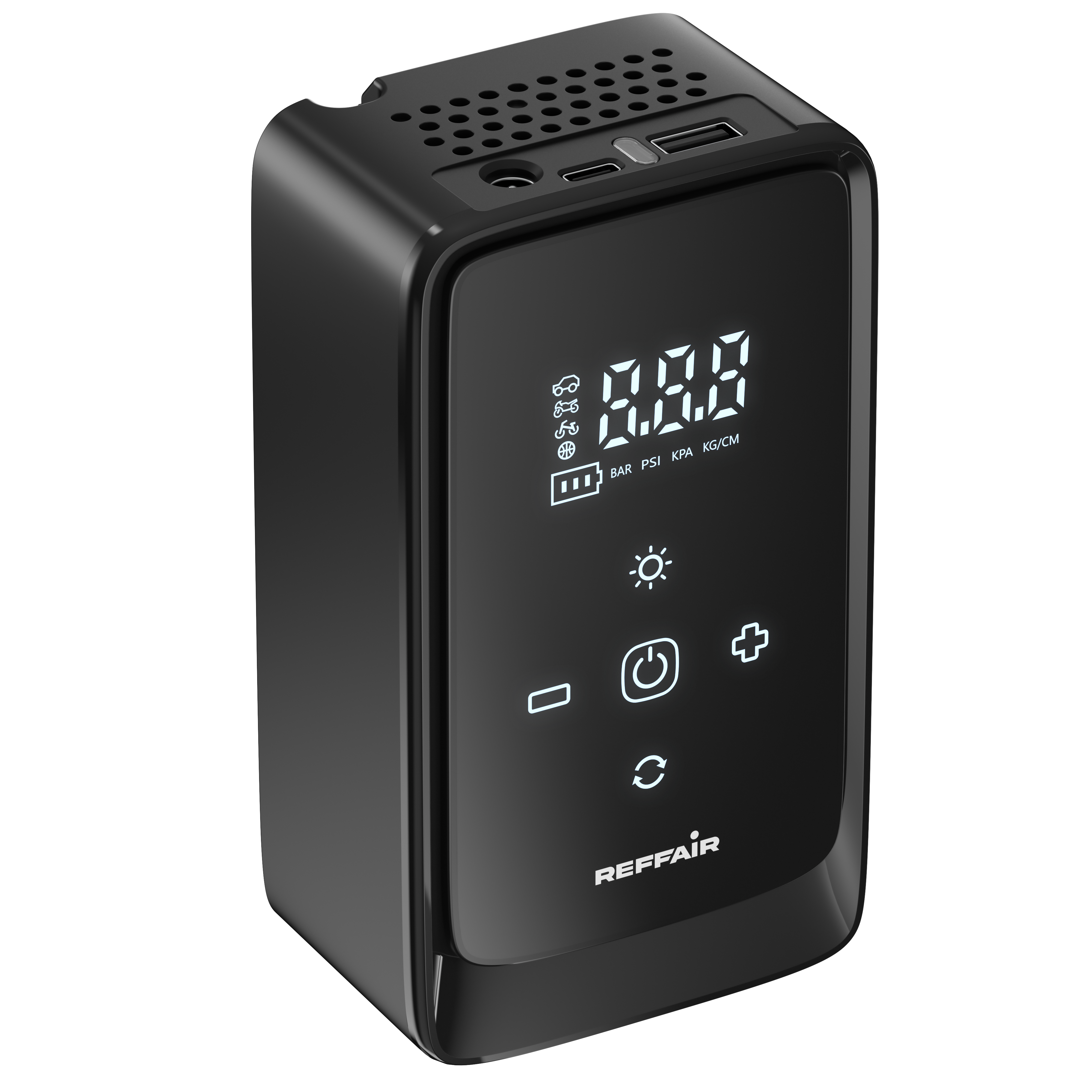 AirSwift AS70 Multifunctional Air Compressor, 4500 mAh Battery, DC12V Socket Compatible, automatic pressure detection, Intelligent Digital Display