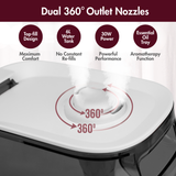 Reffair Caligo 700 Ultrasonic Humidifier 6L – Cool & Warm Mist | Large Room Humidifier with Touch Panel, Hygrostat + External Sensor, Aroma Diffuser, Silent Sleep Mode, Auto Shut-Off & 12H Timer (Up to 400 Sq Ft)