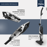 Reffair Cleanjet 1000W Handheld Vacuum Cleaner for Home Use, 17 kPa Suction, Cyclone 10 Technology, High-Performance Motor, Lightweight (Silver Grey)