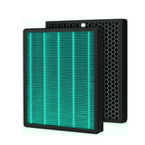 Reffair (Pure Green) Replacement filter for LivAir 350 Home Air Purifier | 3-in-1 H13 True HEPA & Activated Carbon Filter (v2 - washable pre-filter)
