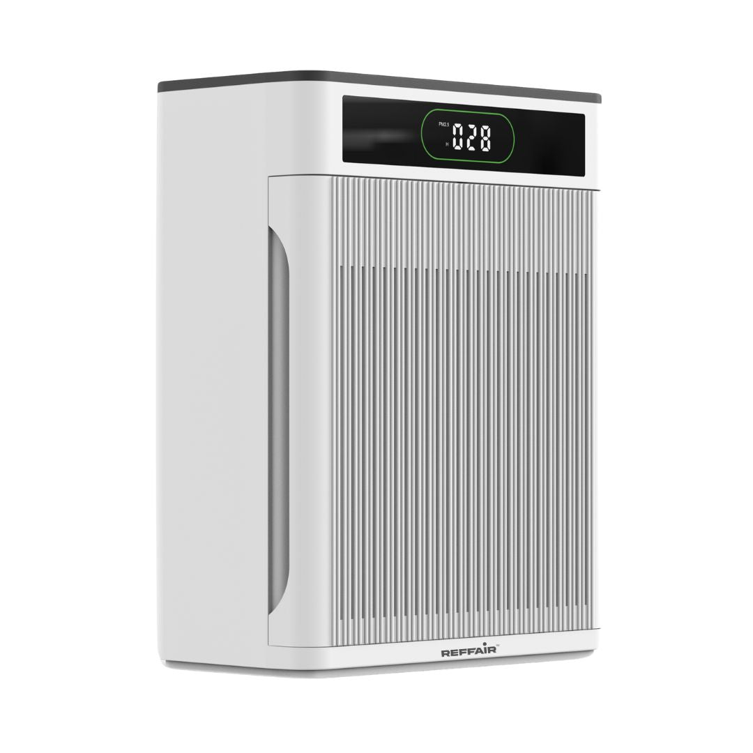 Reffair LivAir-350 Home Air Purifier with Plasma Protect technology, H13 TRUE HEPA Filter with Activated Carbon, Removes 99.97% Pollutants & Allergens, AQI Display, Aromatherapy