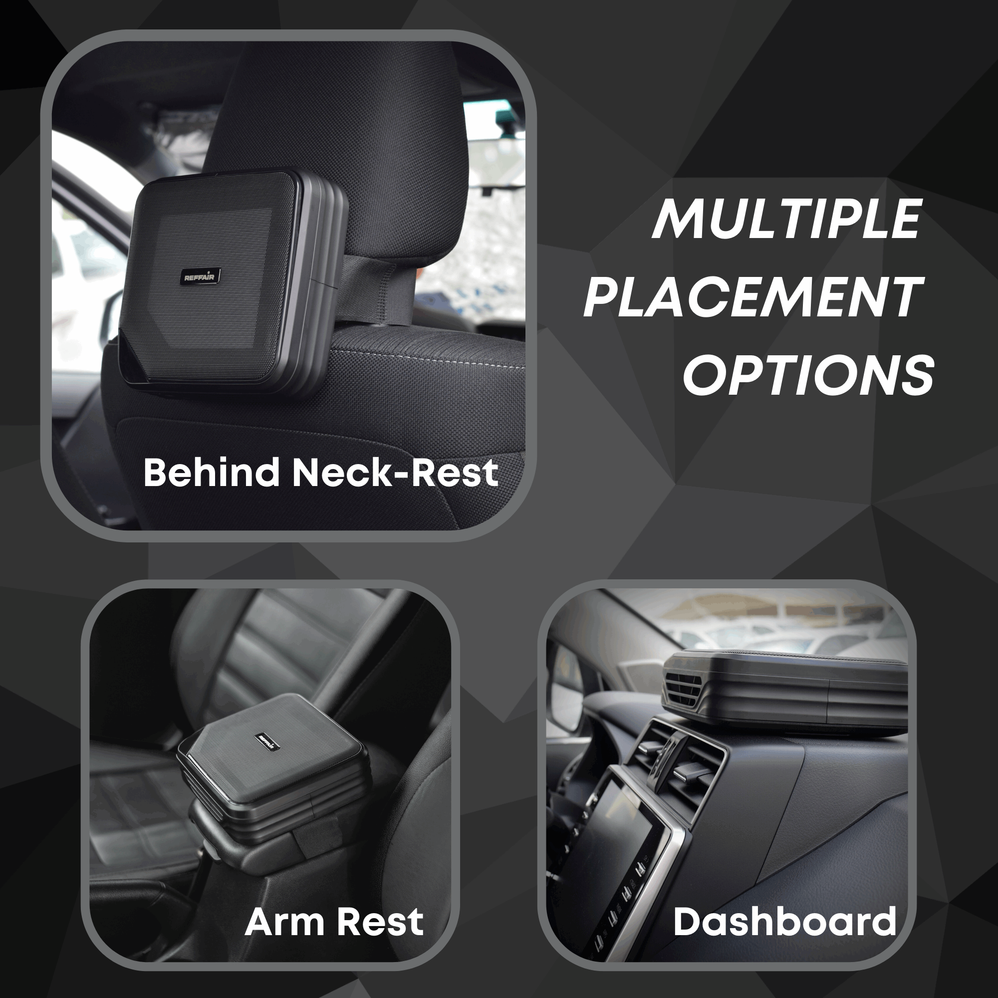 Reffair QX50 Plus Car Air Purifier | Photocatalytic Filtration | Plasma Protect Technology | High Performance Air Purifier for Cars & SUVs