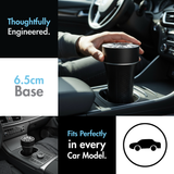 Reffair AX50 Car Air Purifier | UV + Plasma Ions Function | H13 True HEPA Filter with Activated Carbon | Aromatherapy Function (Black)