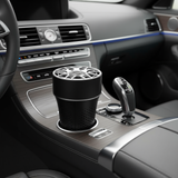 Reffair AX50 Car Air Purifier | UV + Plasma Ions Function | H13 True HEPA Filter with Activated Carbon | Aromatherapy Function (Black)