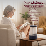 Reffair Caligo 900 Ultrasonic Humidifier 6L Cool Warm Mist with Plasma Ion Purification, Smart Humidistat, Top Fill Design, Auto Shut Off — Premium Home Air Humidifier