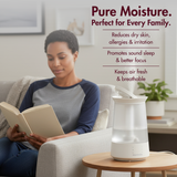 Reffair Caligo 900 Ultrasonic Humidifier 6L Cool Warm Mist with Plasma Ion Purification, Smart Humidistat, Top Fill Design, Auto Shut Off — Premium Home Air Humidifier