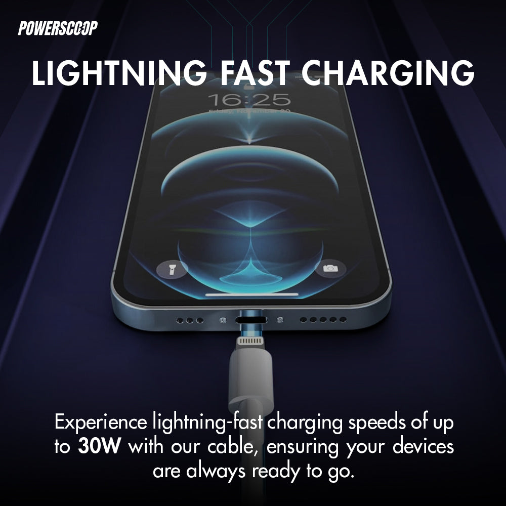 Premium USB Type-C to Lightning Fast Charging & Data Sync Cable